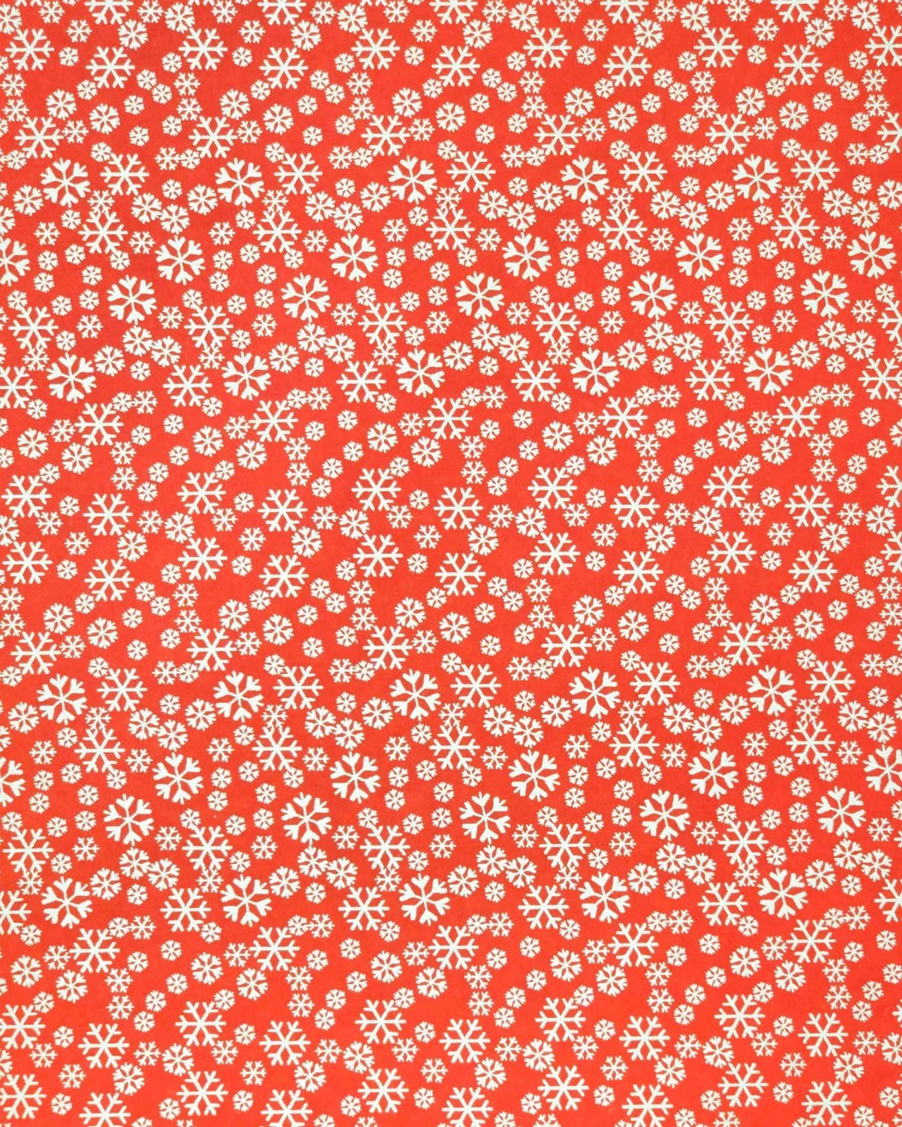 0306 Gold Snowflakes on Red