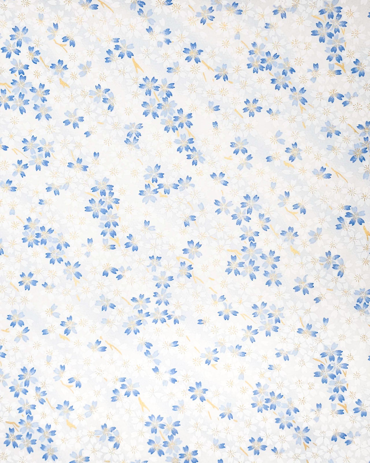 0724 Light Blue Cherry Blossoms