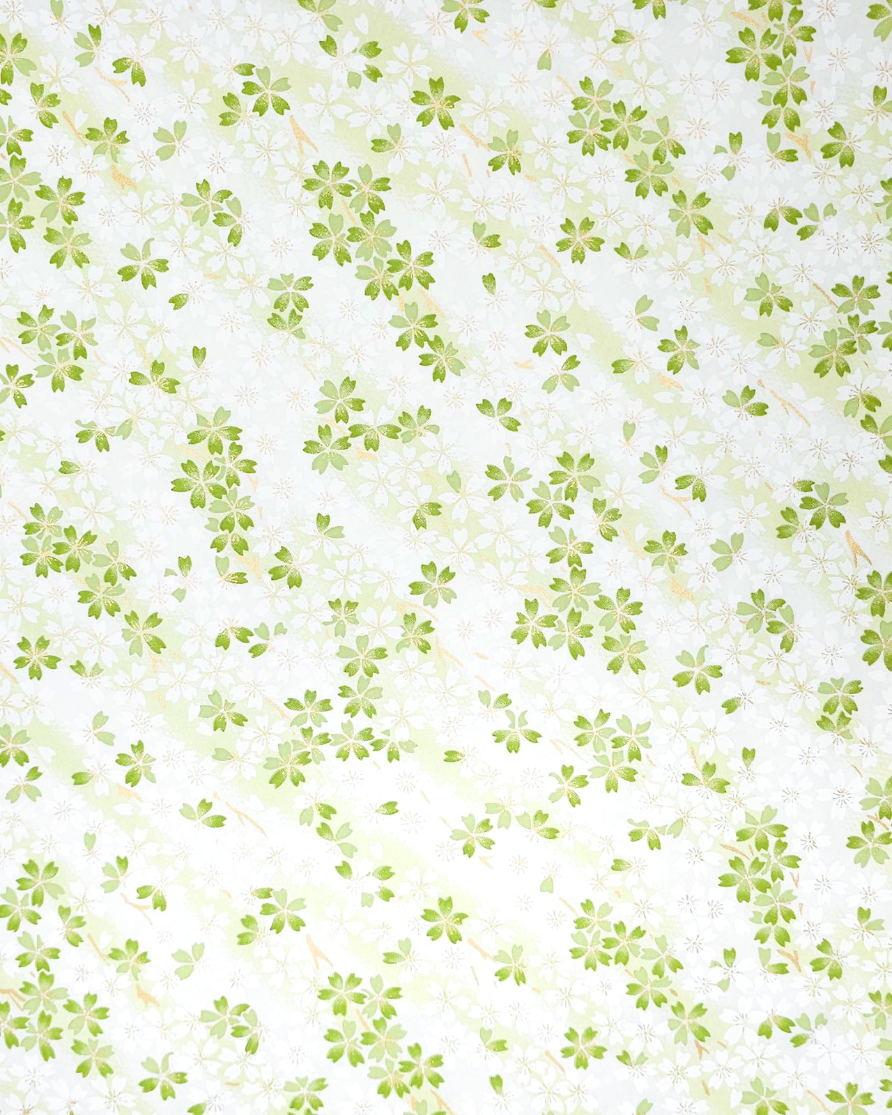 0725 Light Green Cherry Blossoms