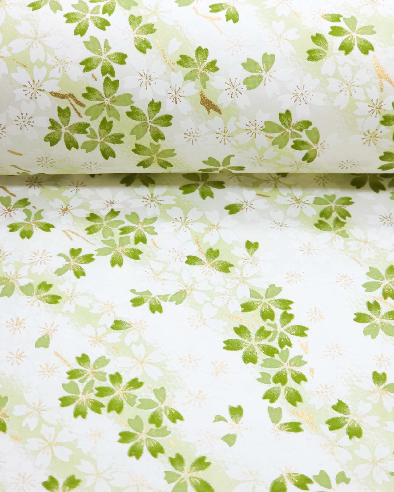 0725 Light Green Cherry Blossoms