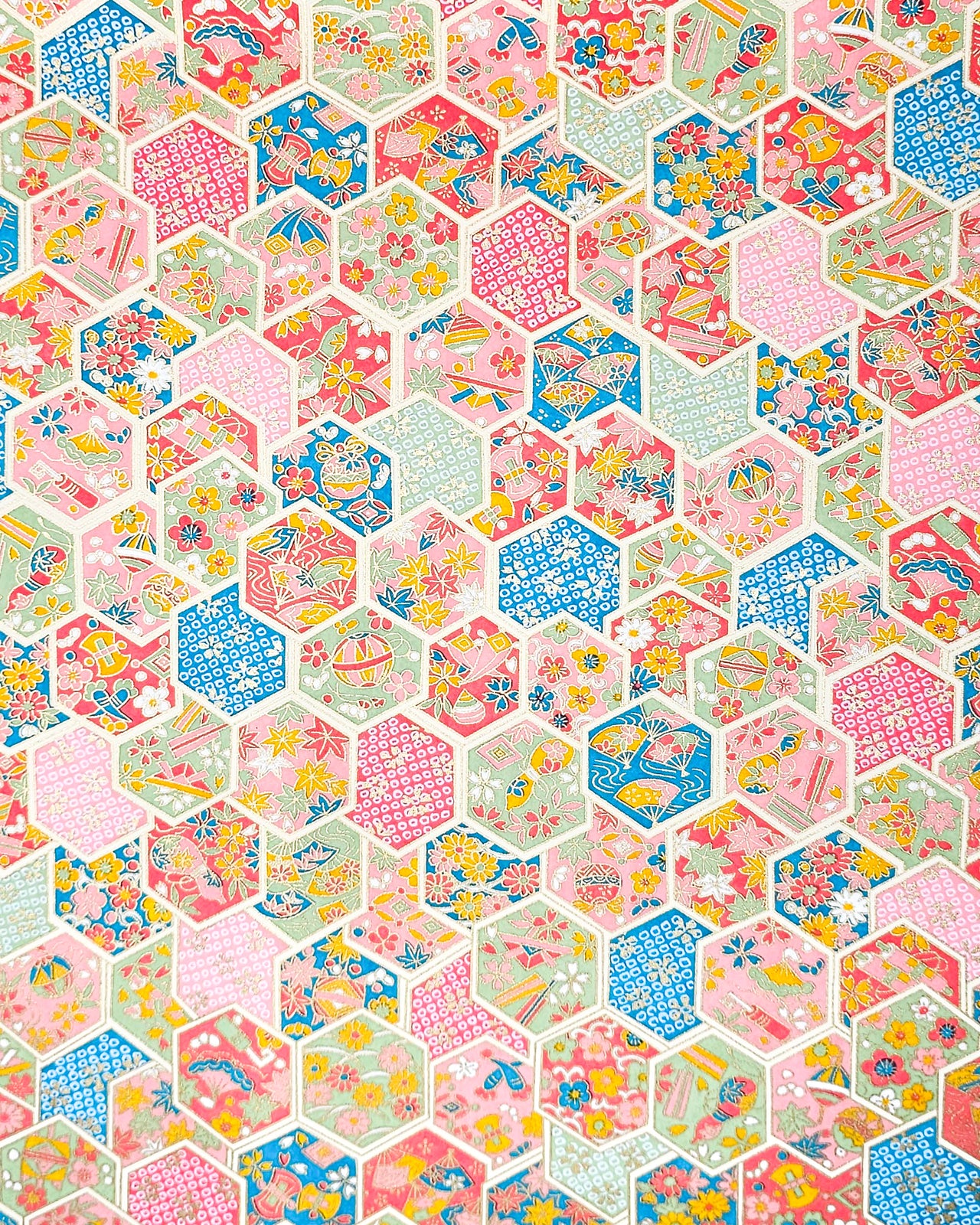 1074 Assorted Hexagon Designs