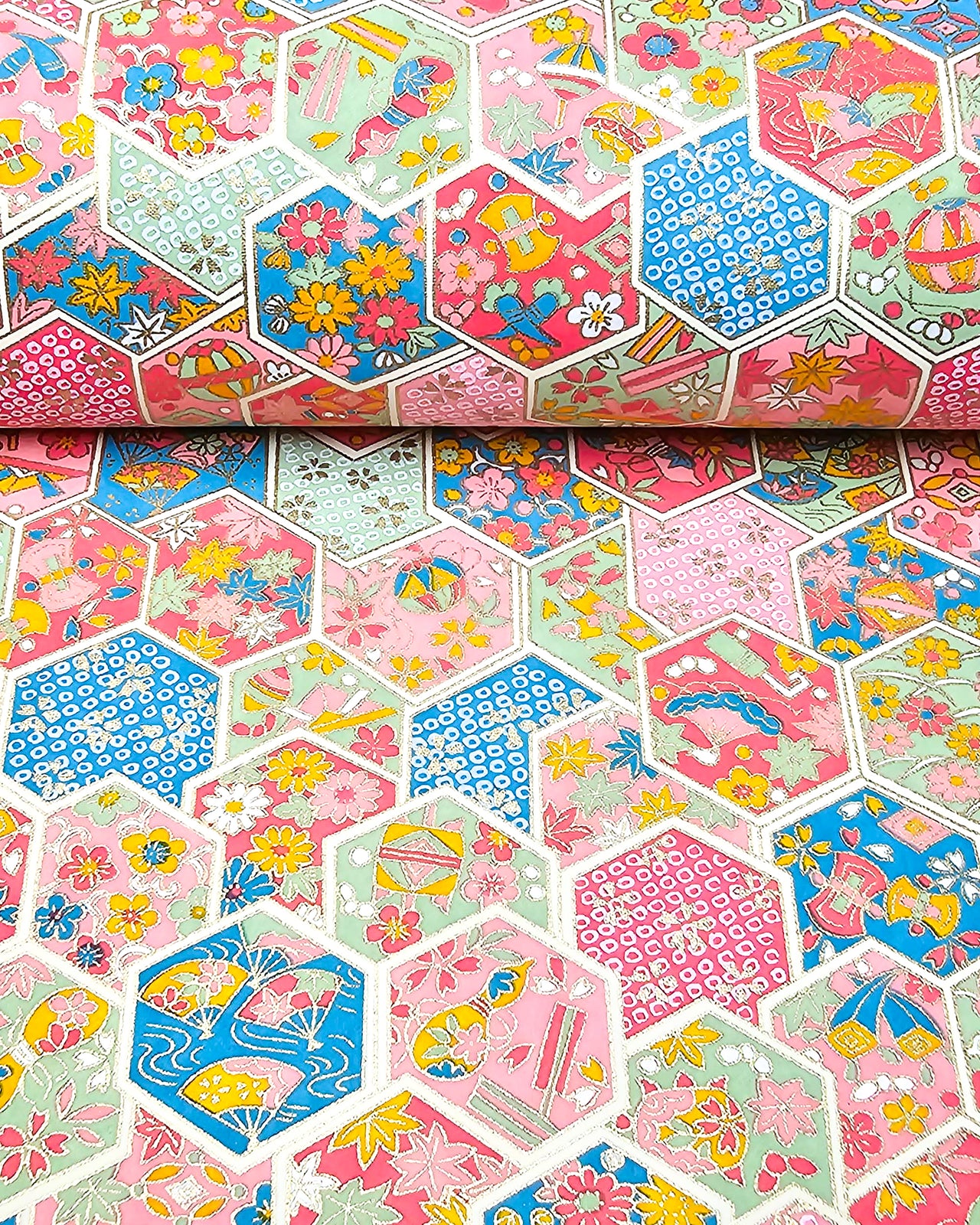 1074 Assorted Hexagon Designs