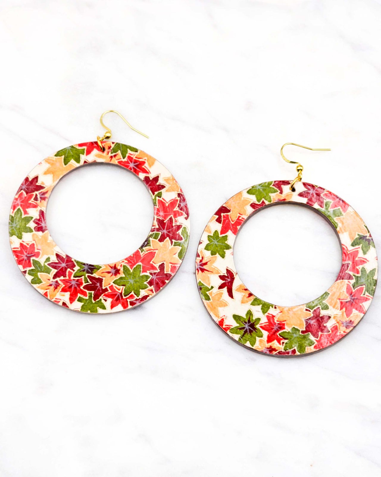 (XL) Round Hoop Earrings