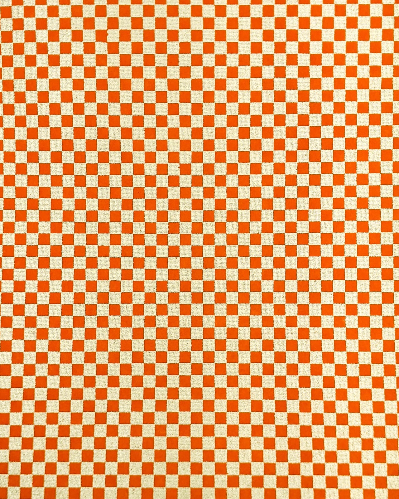 0476 Small Orange & Gold Ichimatsu Design