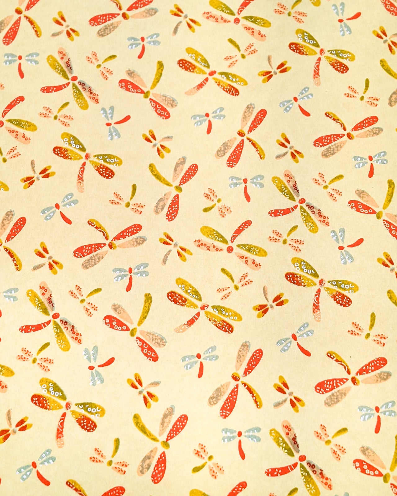 0620 Dragonflies on Yellow