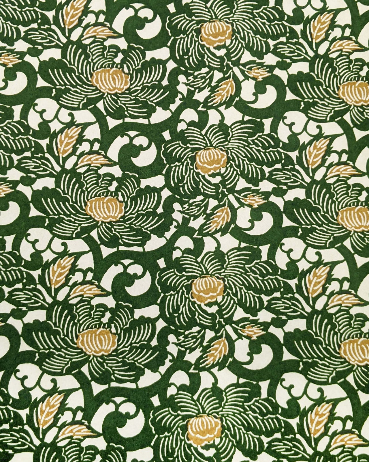 0769 Large Green Peonies