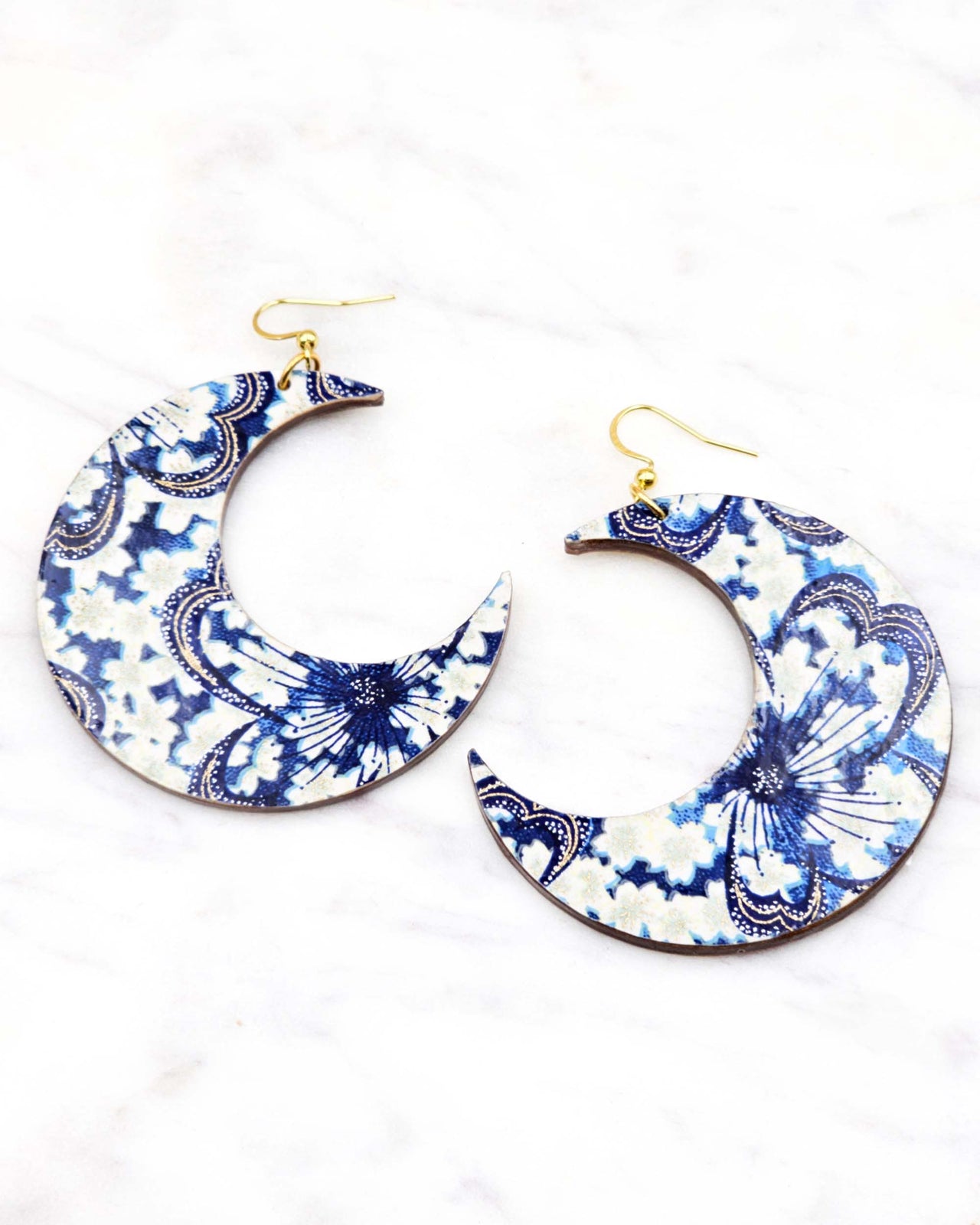 (XL) Crescent Moon Earrings