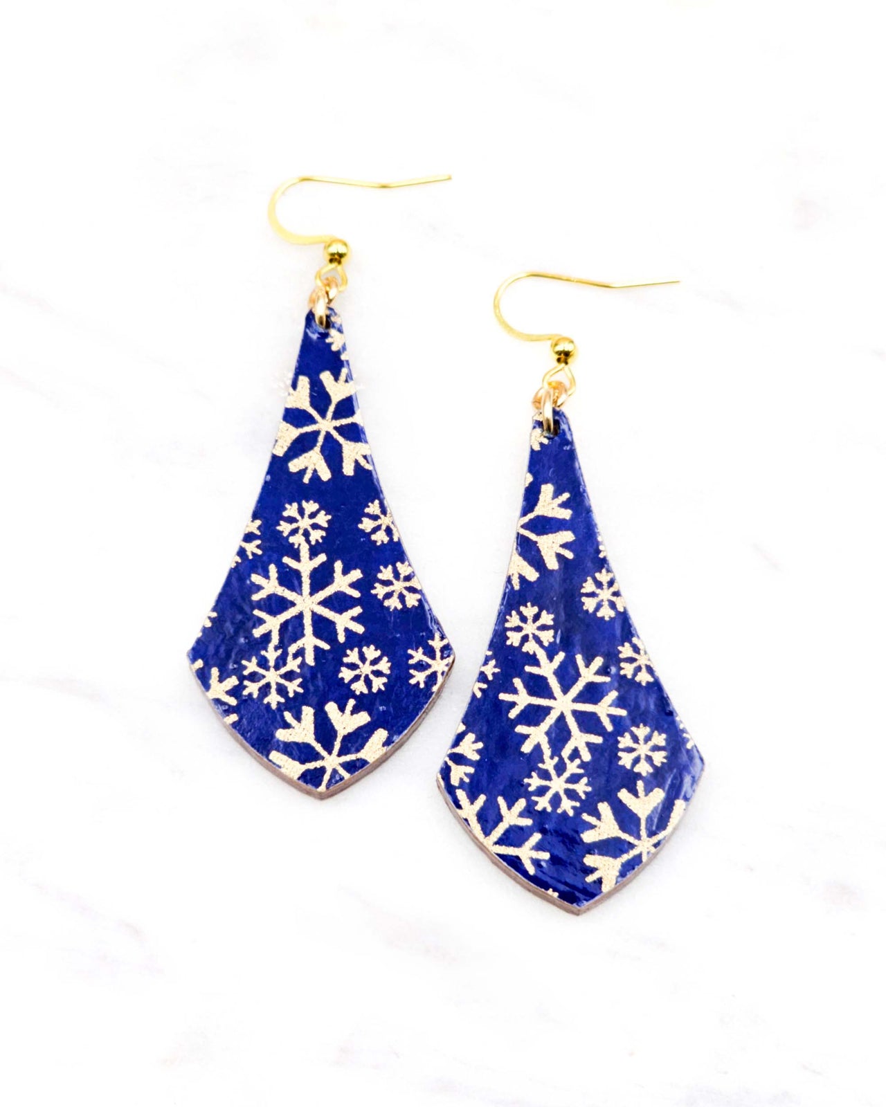 (M) Long Anchor Earrings