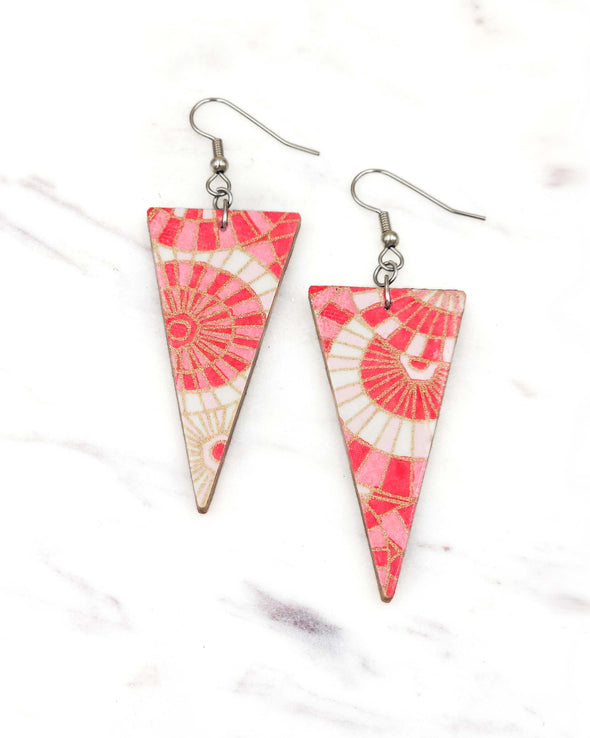 (M) Reverse Triangle Earrings