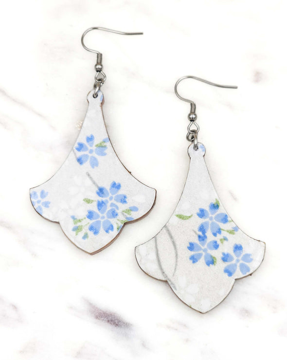 (M) Drop Flower Earrings