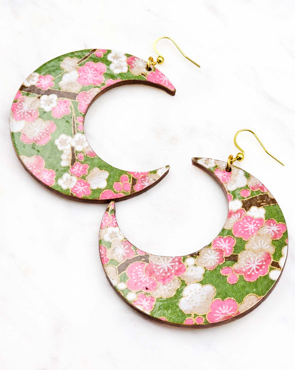 (XL) Crescent Moon Earrings