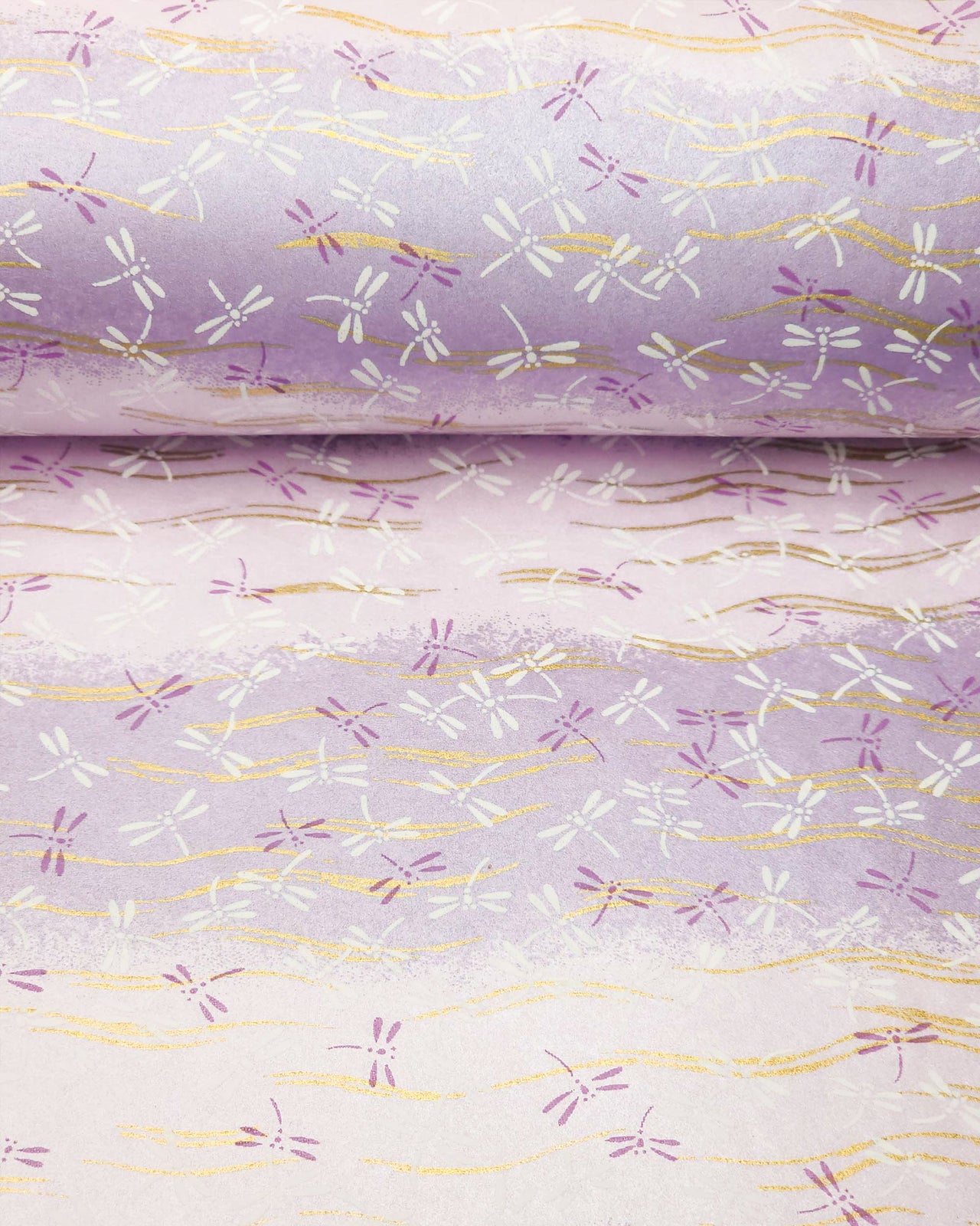 0461 Dragonflies on Pearlescent Purple