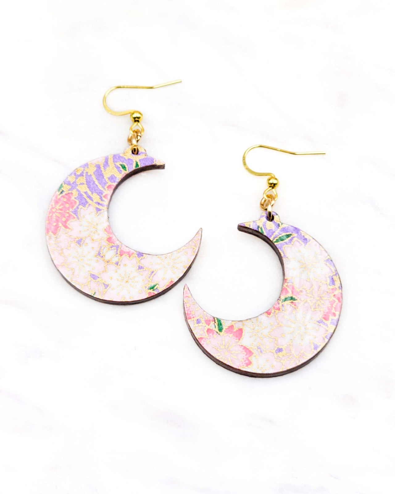 (M) Crescent Moon Earrings