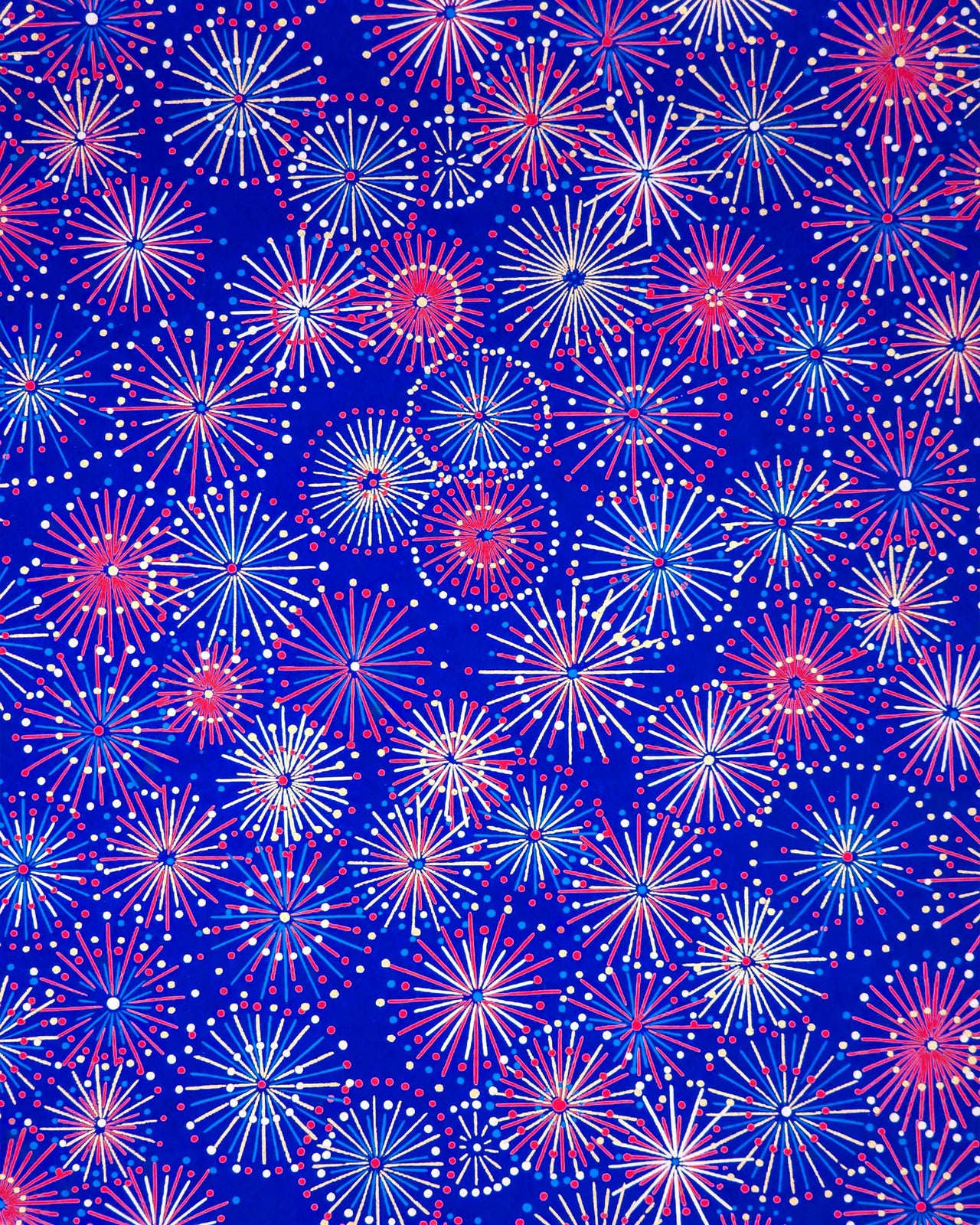 0597 Fireworks on Blue