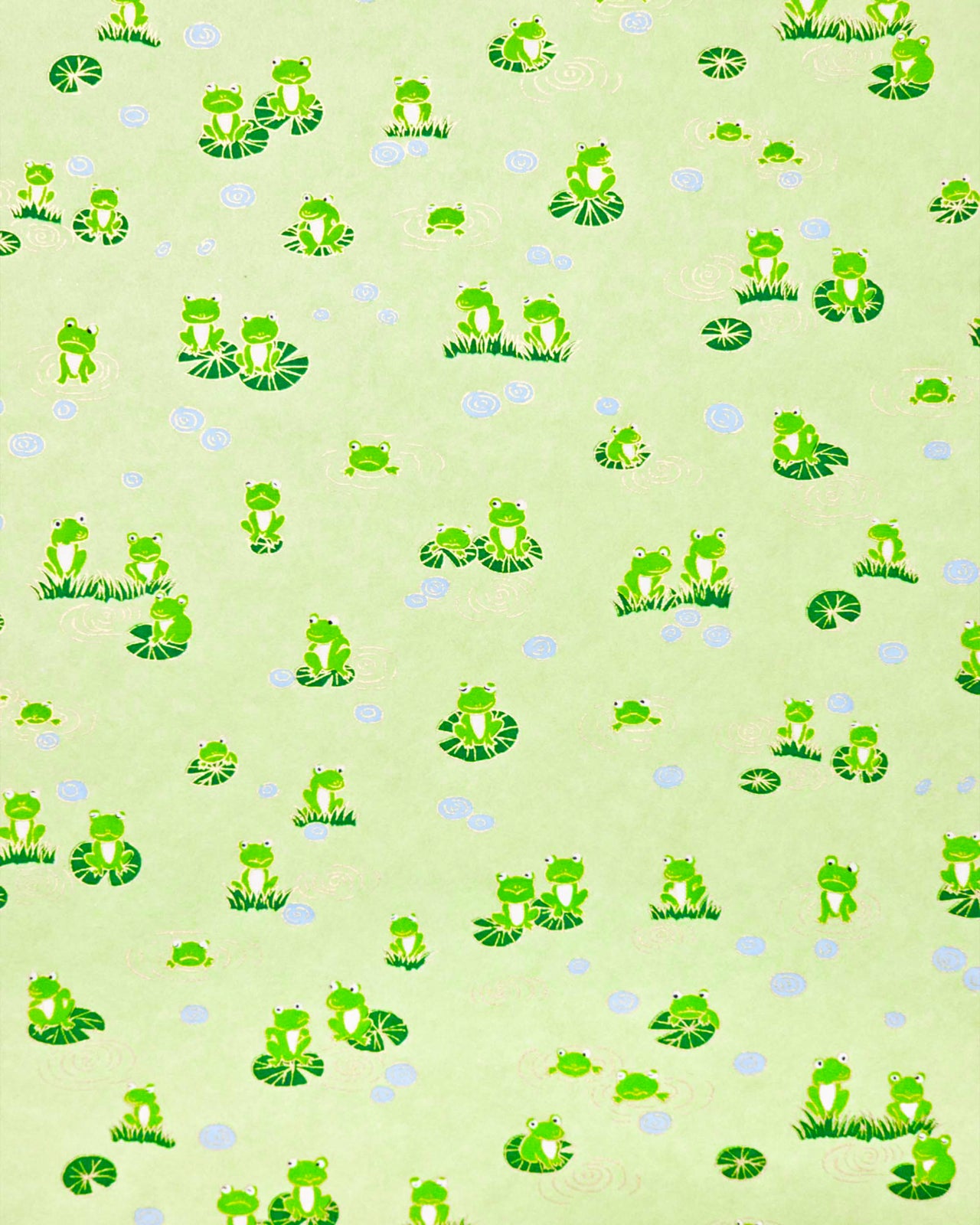 0685 Frogs on Green