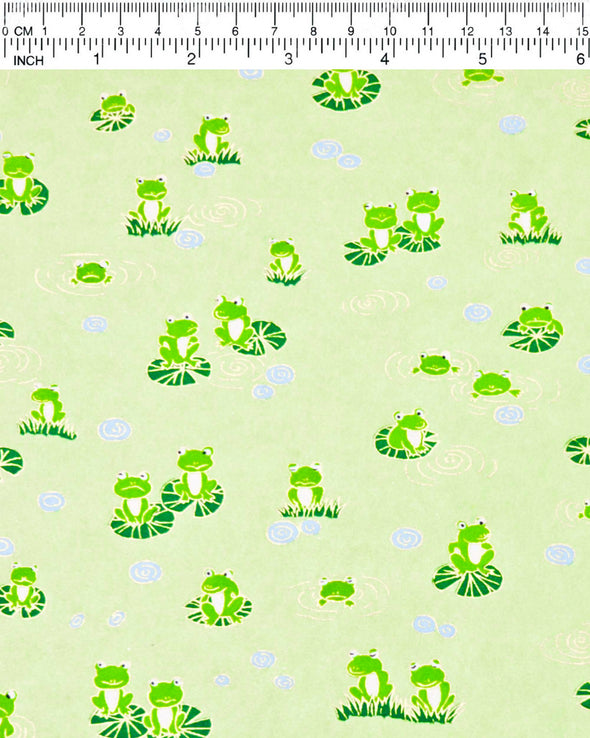 0685 Frogs on Green