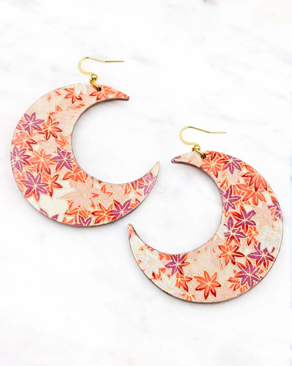 (XL) Crescent Moon Earrings