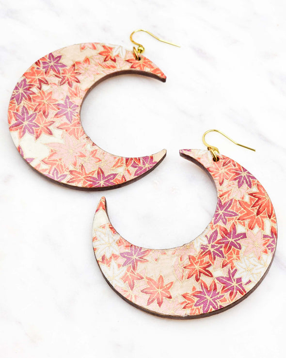 (XL) Crescent Moon Earrings