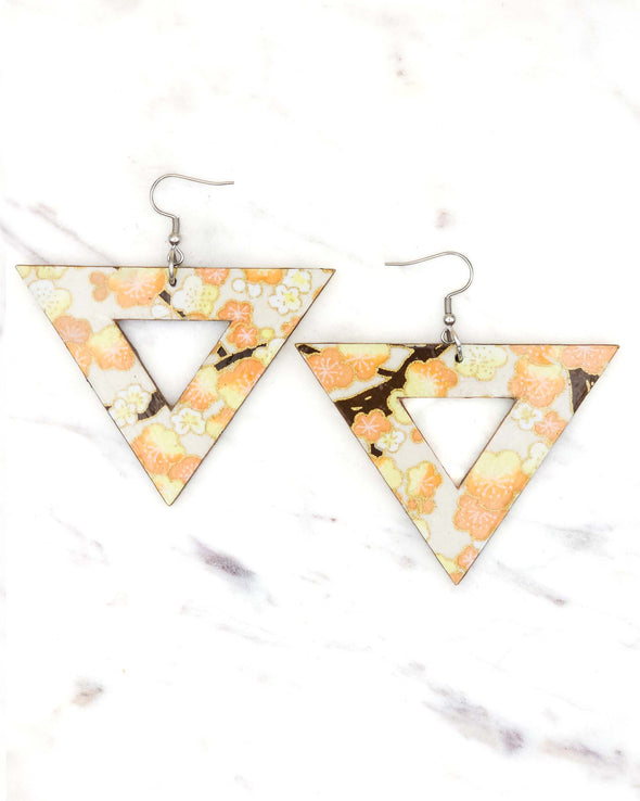 (XL) Hollow Triangle Earrings