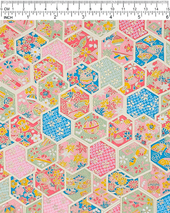 1074 Assorted Hexagon Designs