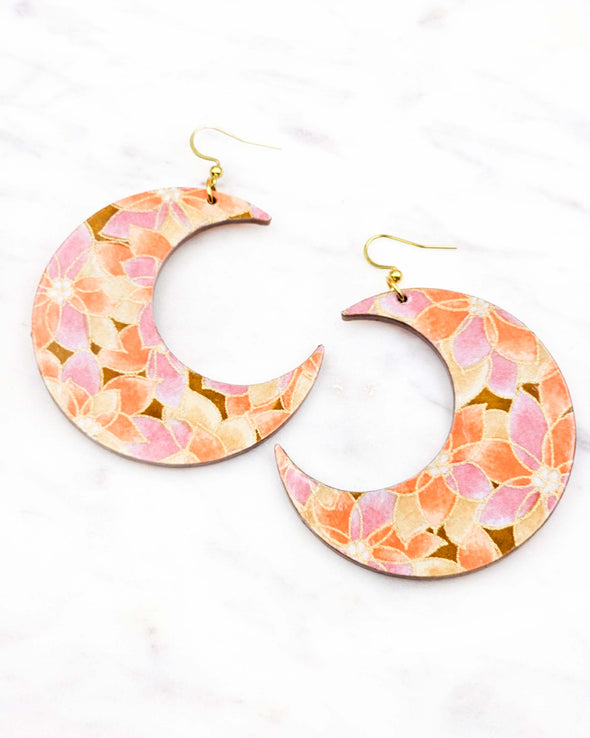 (XL) Crescent Moon Earrings