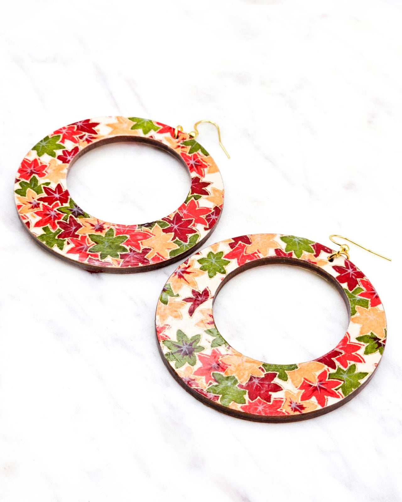 (XL) Round Hoop Earrings