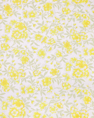 0240 Yellow Flowers on Pearlescent White