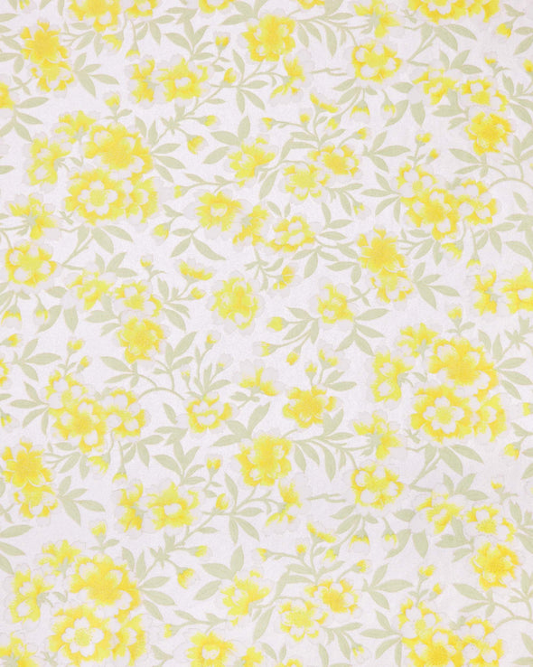 0240 Yellow Flowers on Pearlescent White