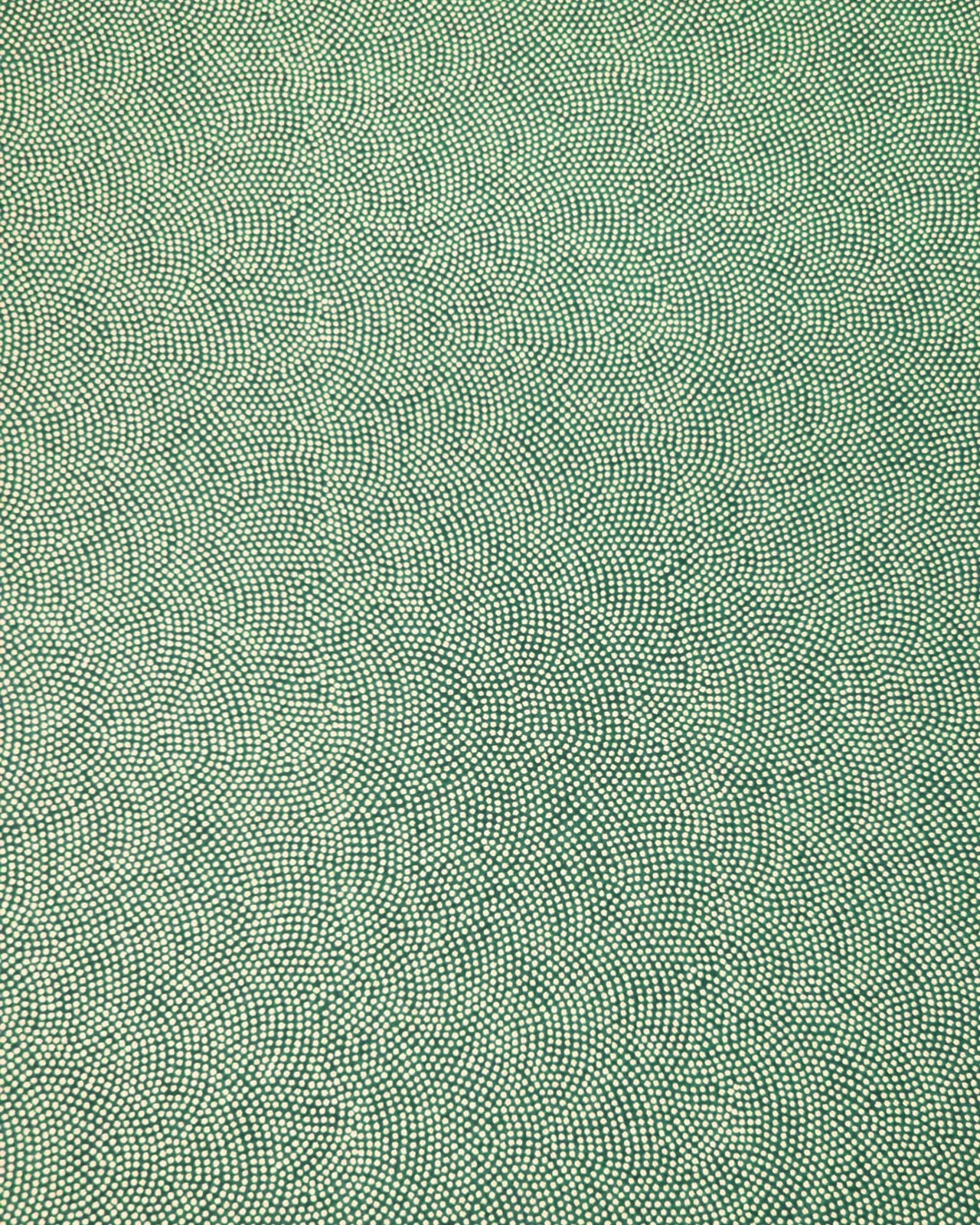 Japanese chiyogami paper featuring a very small metallic gold "same komon" (sharkskin) design on a dark green background.