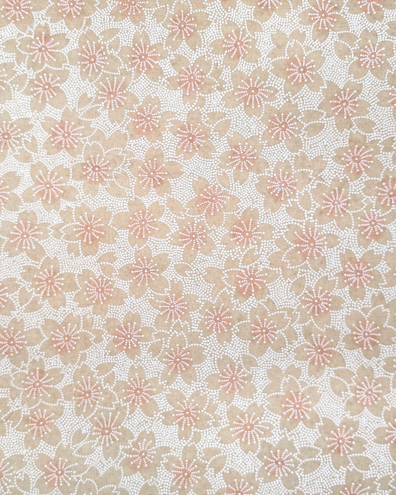 1013 Dotted Cherry Blossoms on Brown