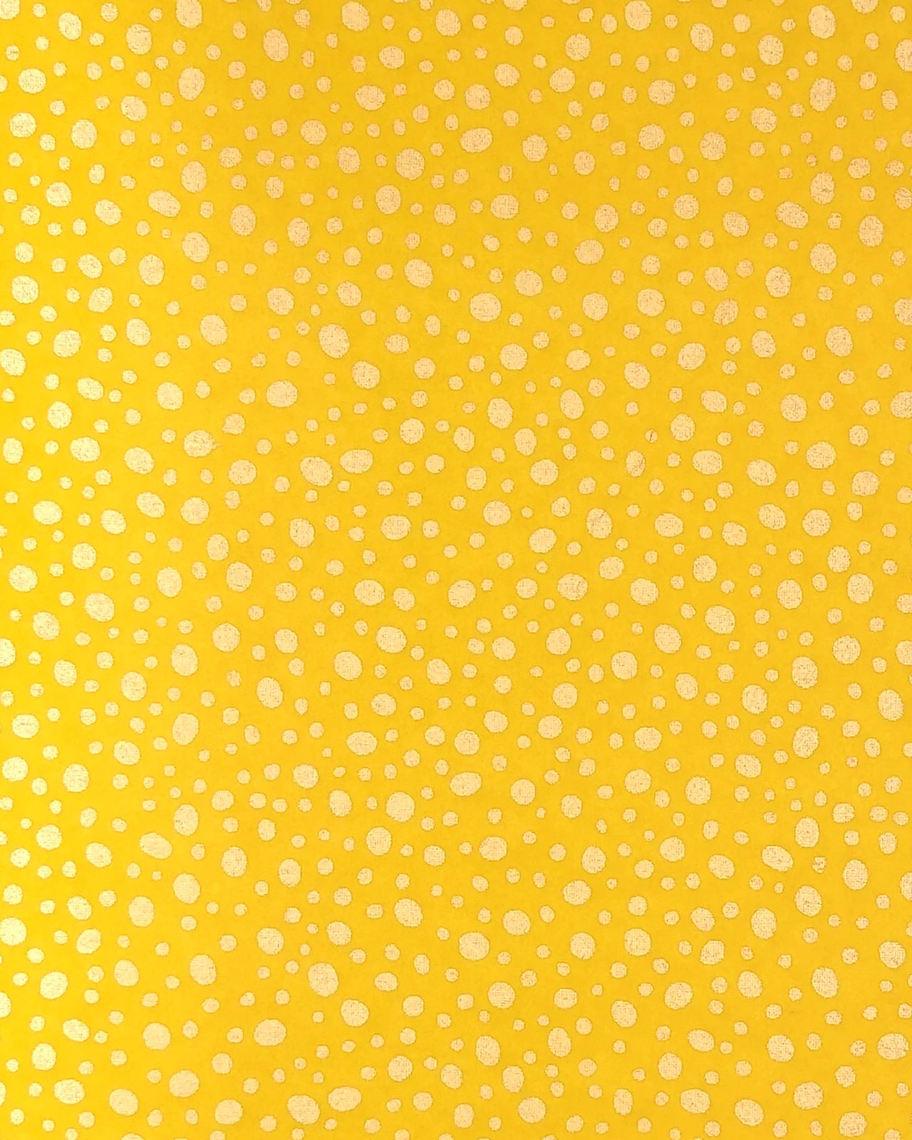 0210 Gold Dots on Yellow