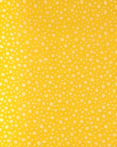 0210 Gold Dots on Yellow
