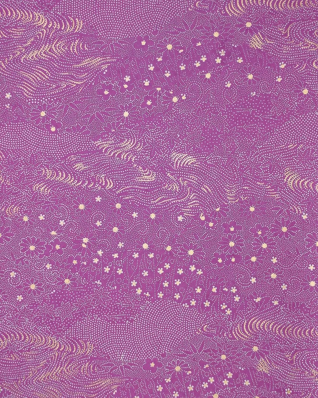 0264 Purple Dotted Floral Garden