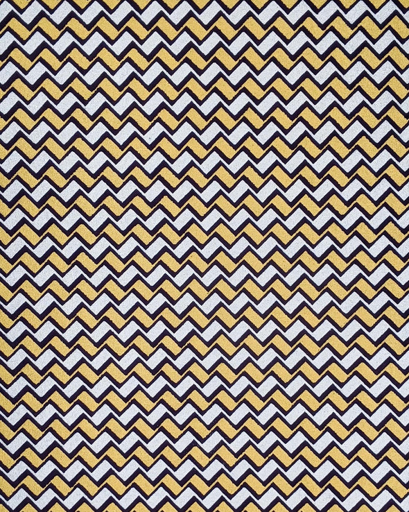 0369 Gold & Silver Zigzags