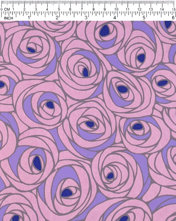 0376 Purple & Blue Roses