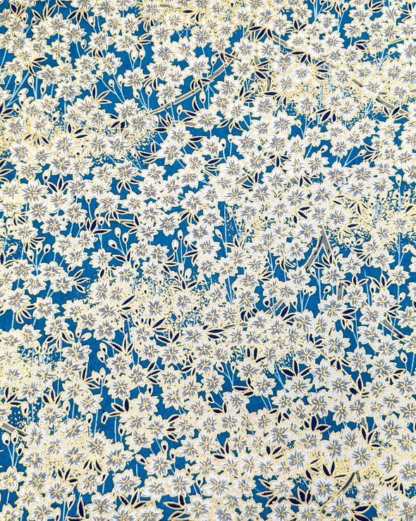 0377 Cherry Blossoms on Blue
