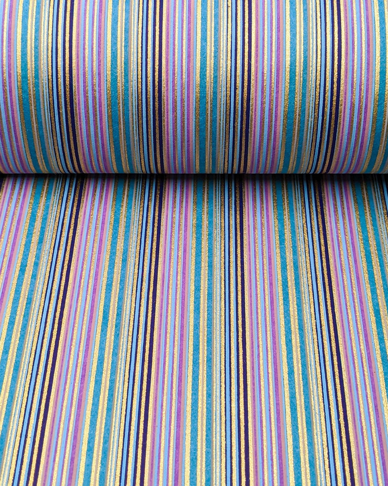 0456 Purple & Turquoise Stripes