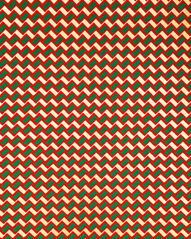 0626 Red, Green, & Gold Zig Zags