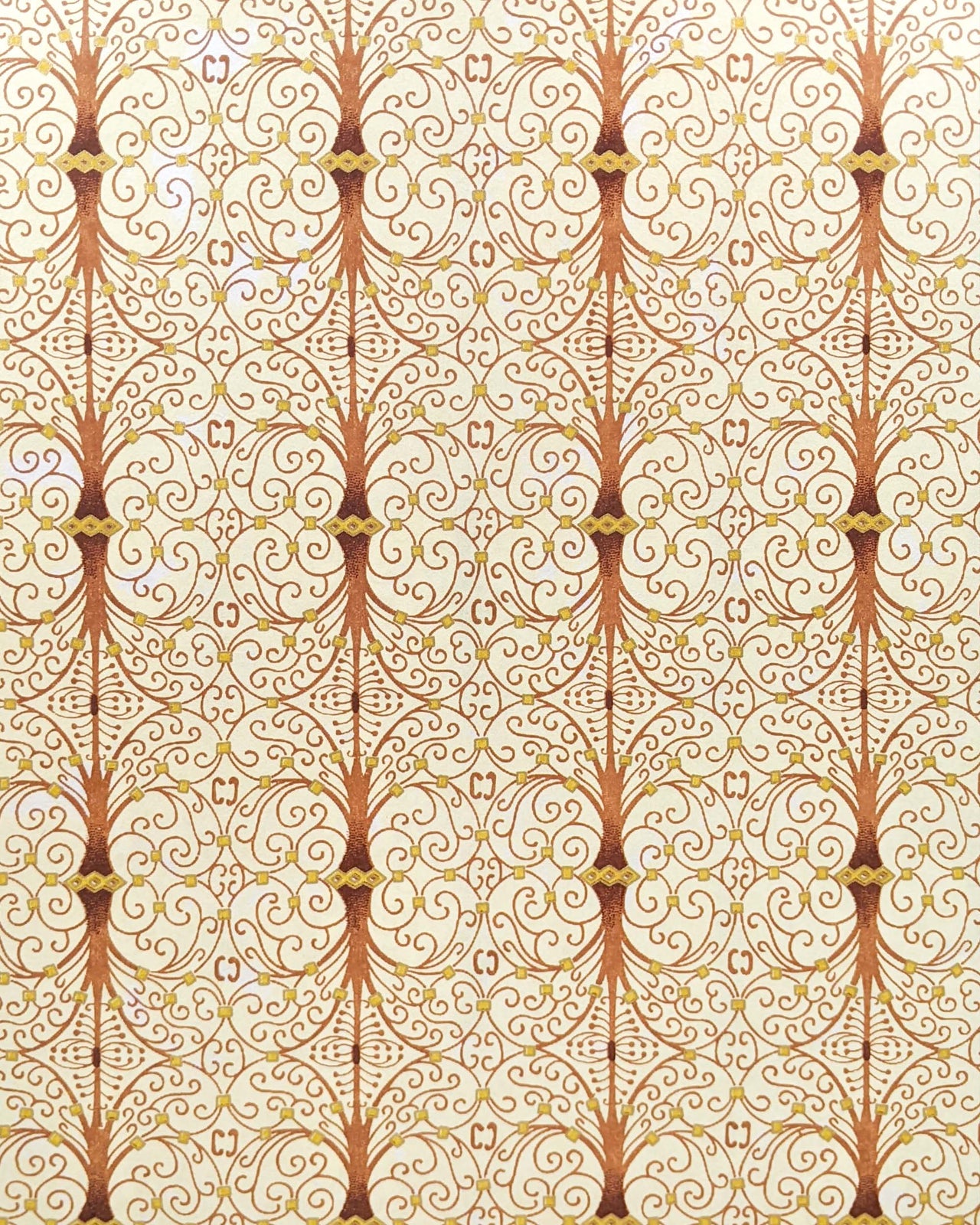 0708 Brown Wrought Iron Design