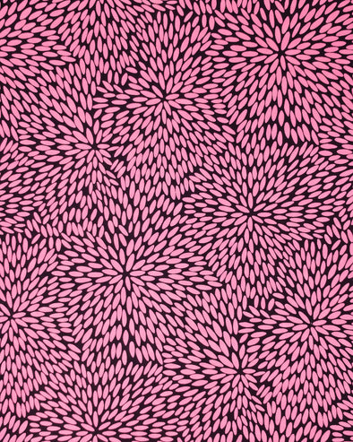 0736 Pink Bursts on Black