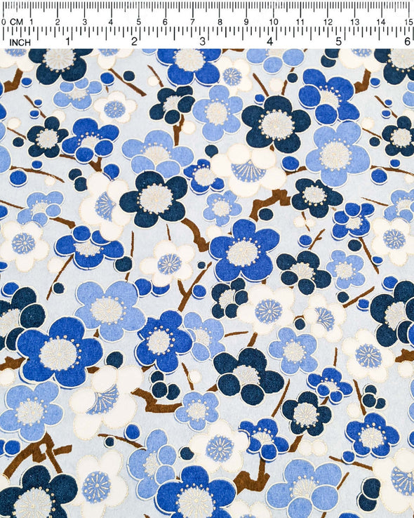 0775 Blue & White Plum Blossoms