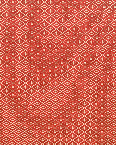0788 Gold Hishi Design on Red