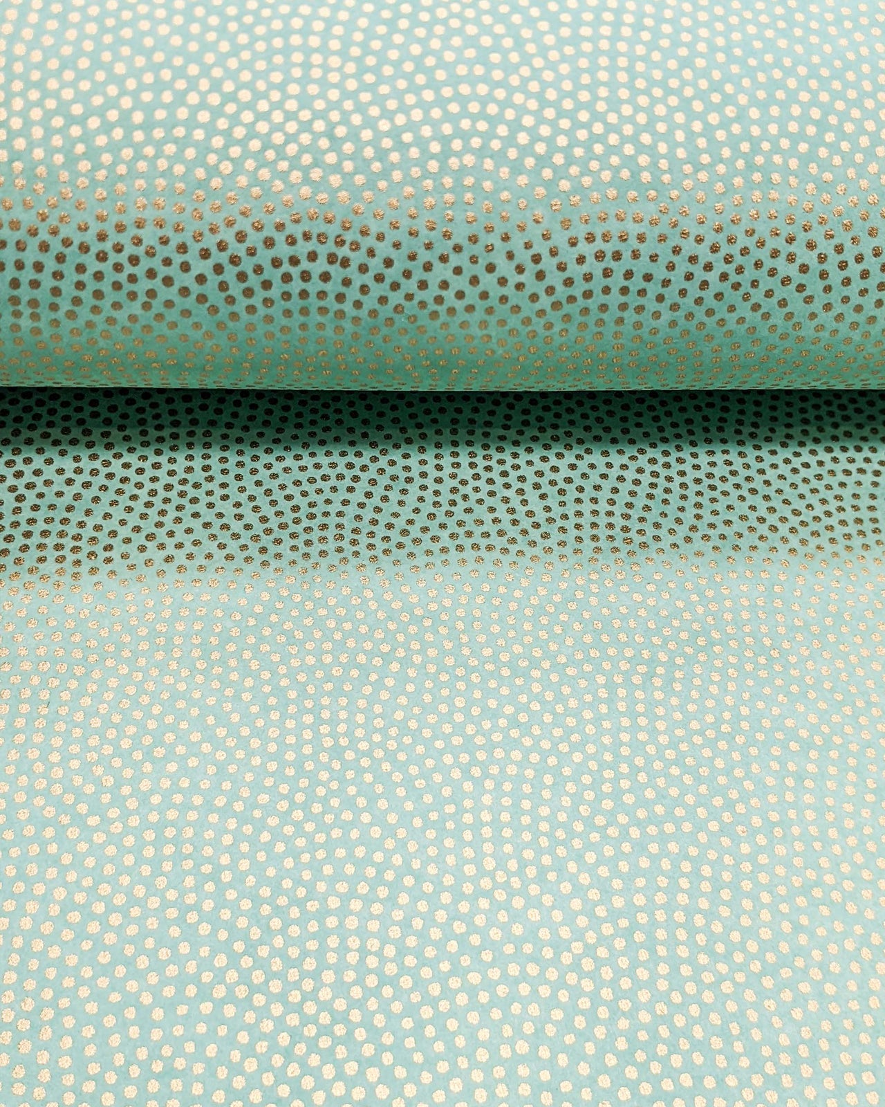 0808 Gold Same-Komon Design on Turquoise