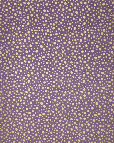 0846 Gold Dots on Purple