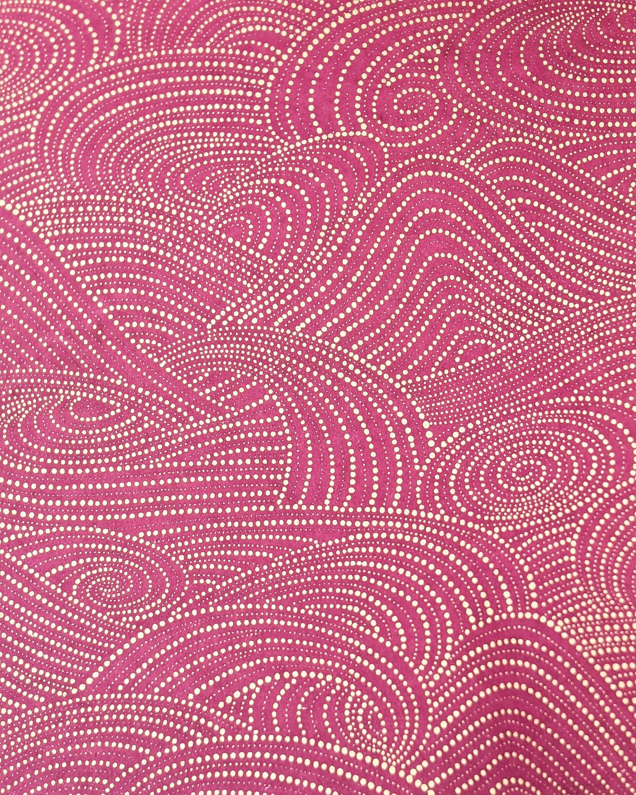 0999 Gold Dotted Swirls on Maroon Red