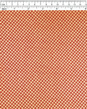 Japanese chiyogami paper featuring a traditional metallic gold and red kanoko design. 