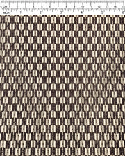 Japanese chiyogami paper featuring a traditional metallic gold yagasuri (arrow fletching) pattern on a gray background, shown next to a ruler for size reference.