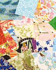 An assortment of mini origami papers.